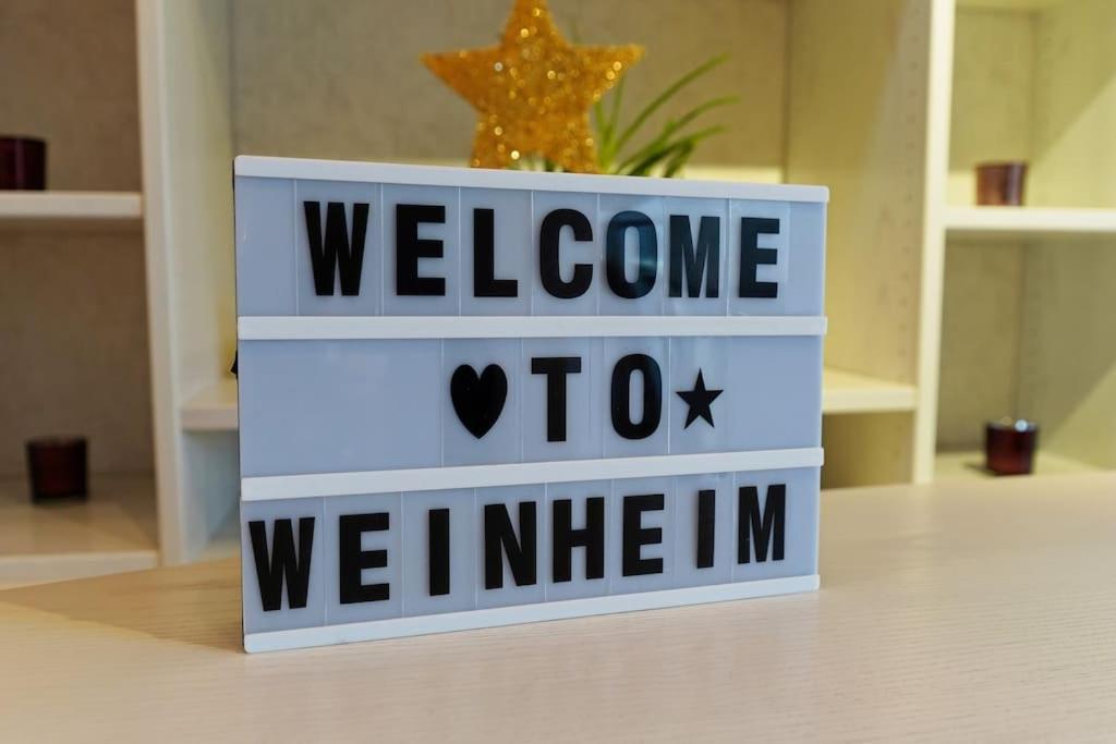 Grosse, Helle Wohnung Fuer Bis Zu 6 Personen Weinheim Εξωτερικό φωτογραφία